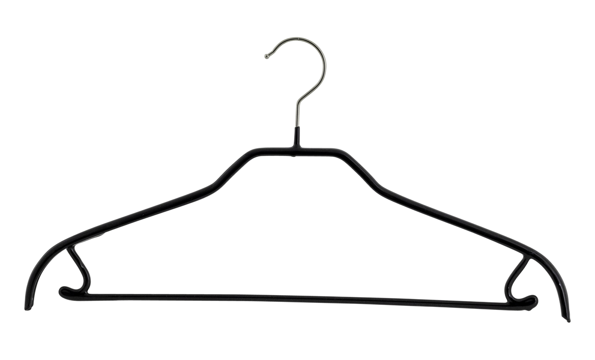10x Kleiderbügel mit Rockhaken Silhouette FRS