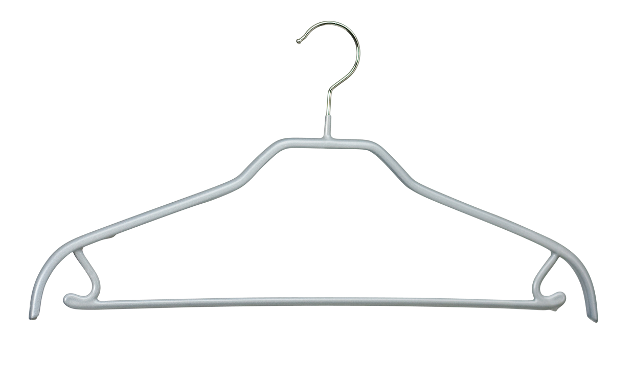 10x Kleiderbügel mit Rockhaken Silhouette FRS