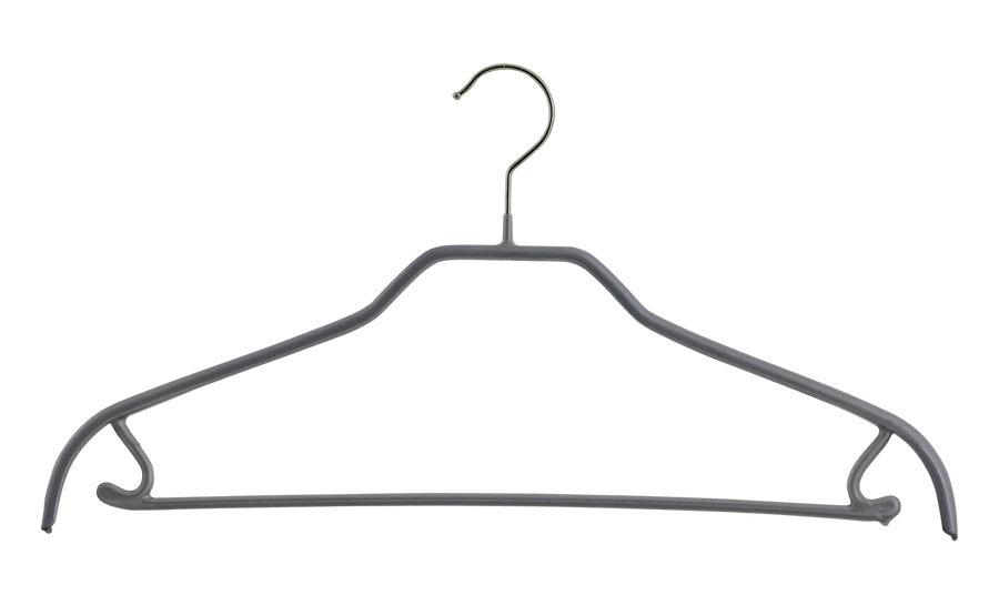 10x Kleiderbügel mit Rockhaken Silhouette FRS