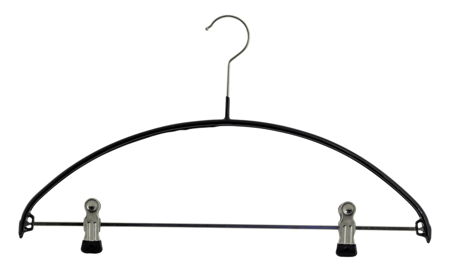 10x Kleiderbügel mit Klammernsteg Economic PK