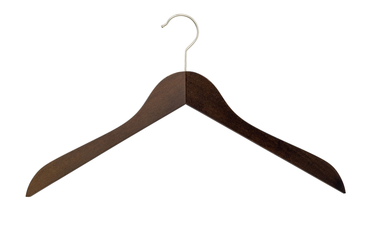 10x Körpergeformter Holzbügel Business