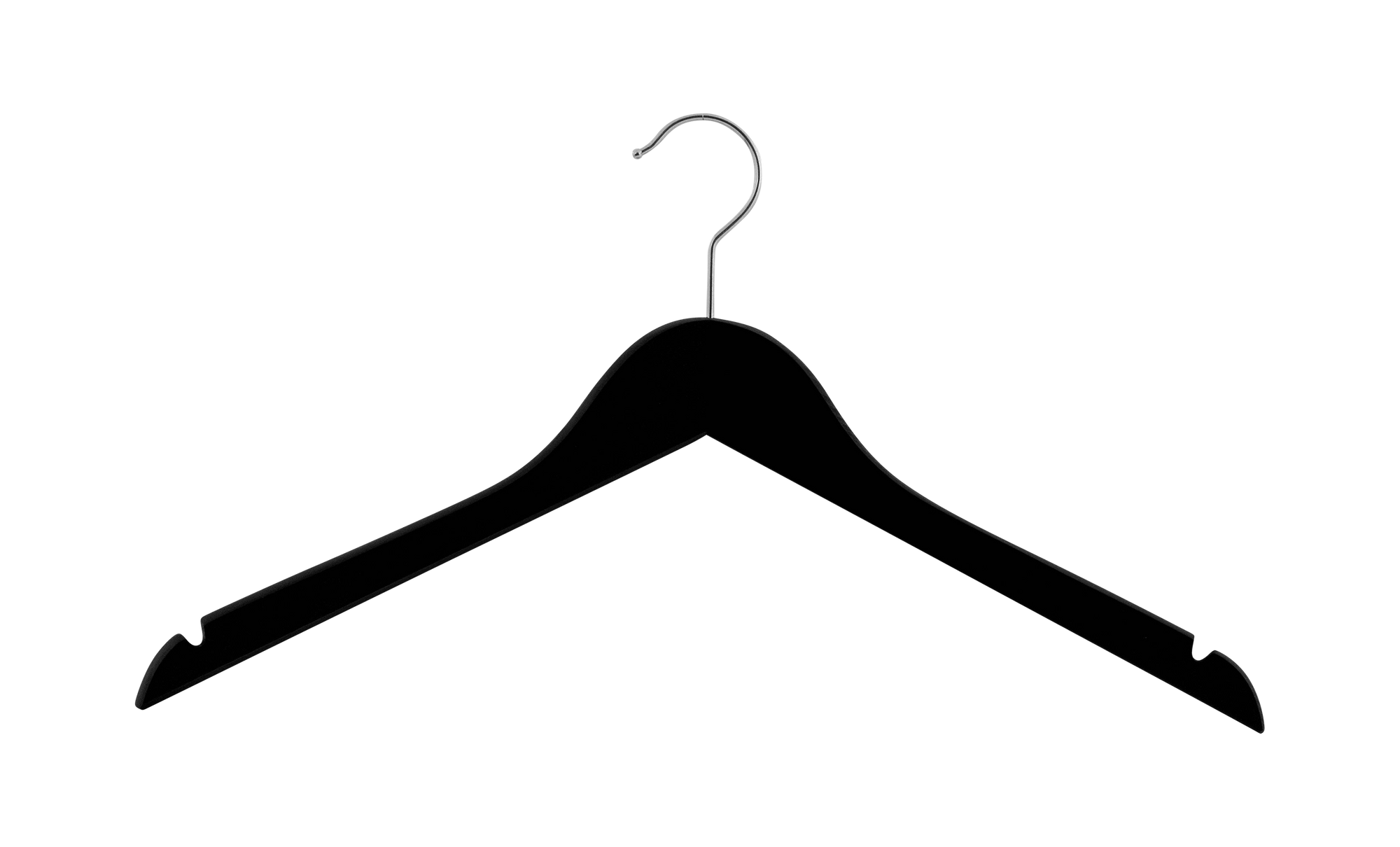 10x Kleiderbügel mit Rockeinkerbung Business RE