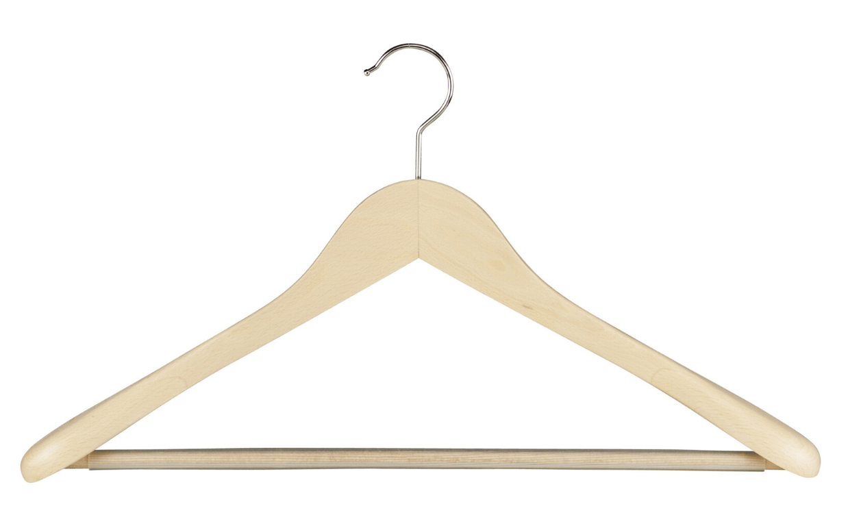 Anzugbügel mit Schulterverbreiterung Bingo RFS - MAWA Kleiderbügel Webshop