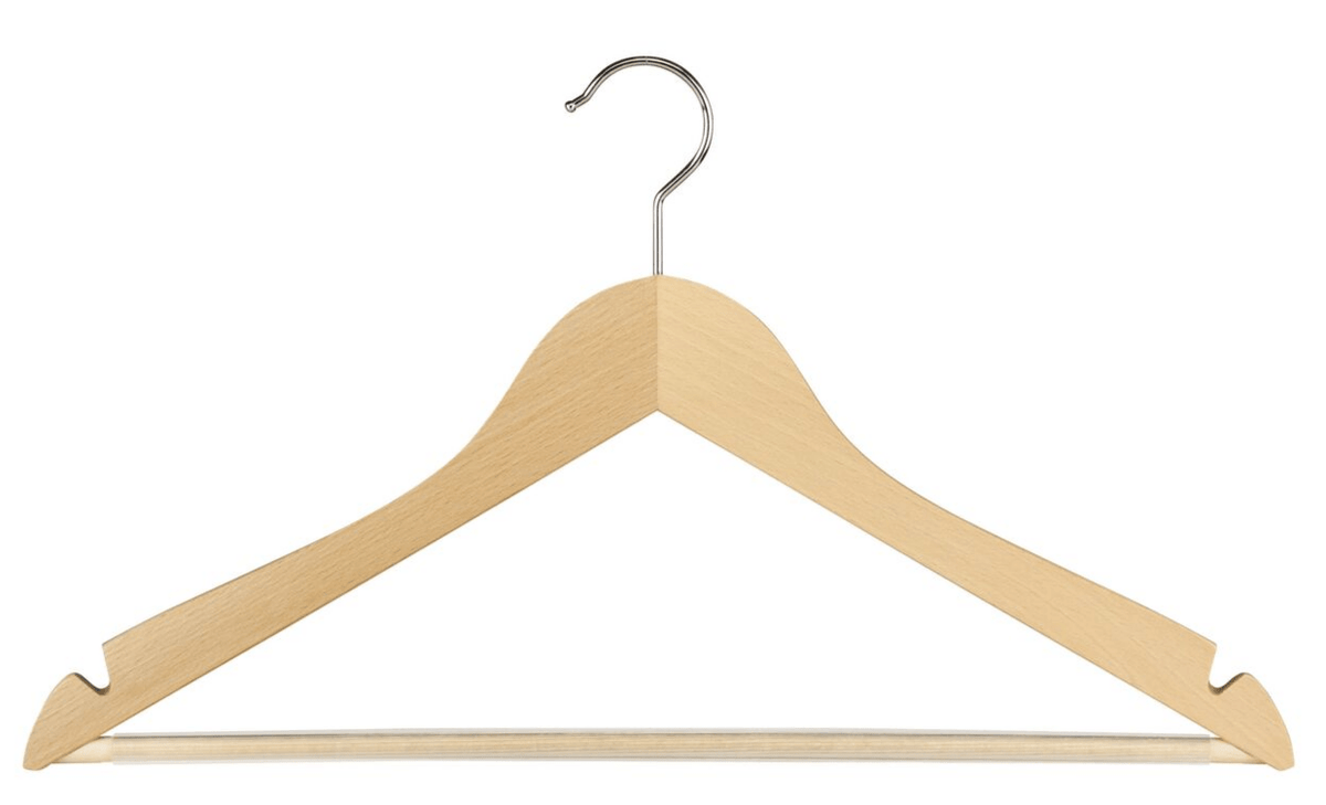 Holzkleiderbügel mit Rockeinkerbung Business RE RFS - MAWA Kleiderbügel Webshop