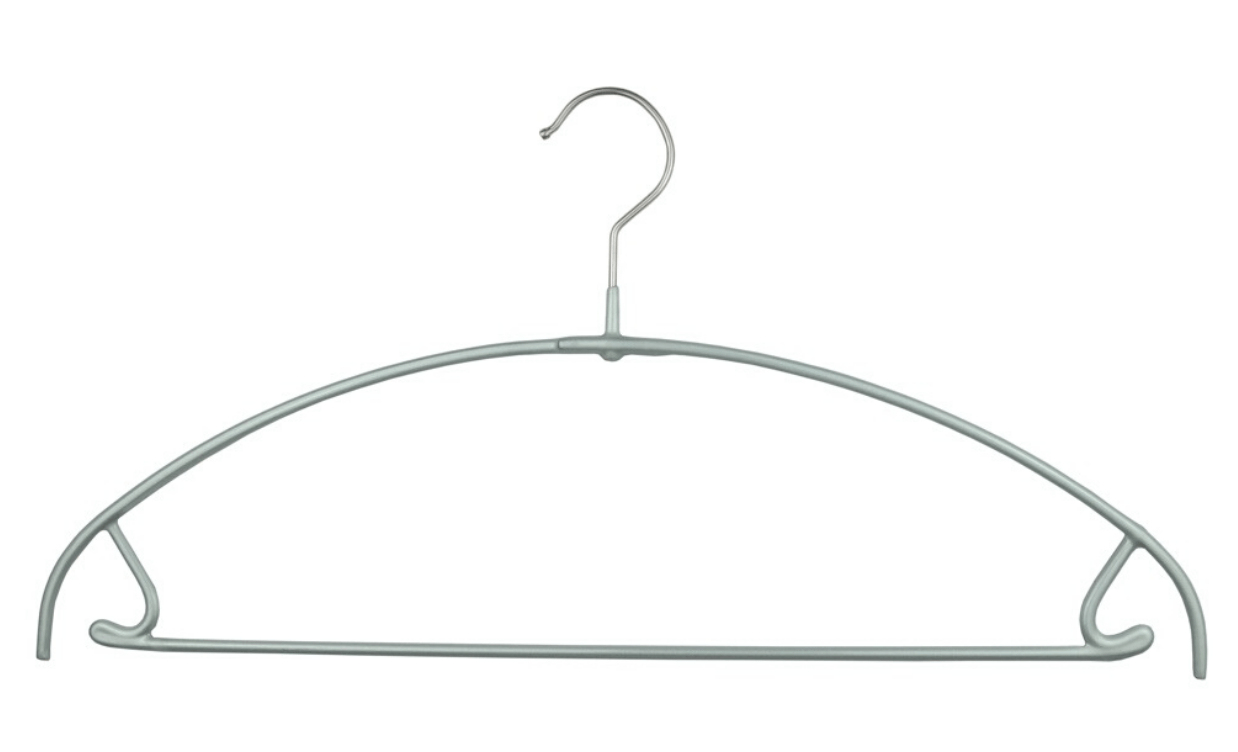 Raumsparbügel mit Rockhaken Economic Light PTU - MAWA Kleiderbügel Webshop