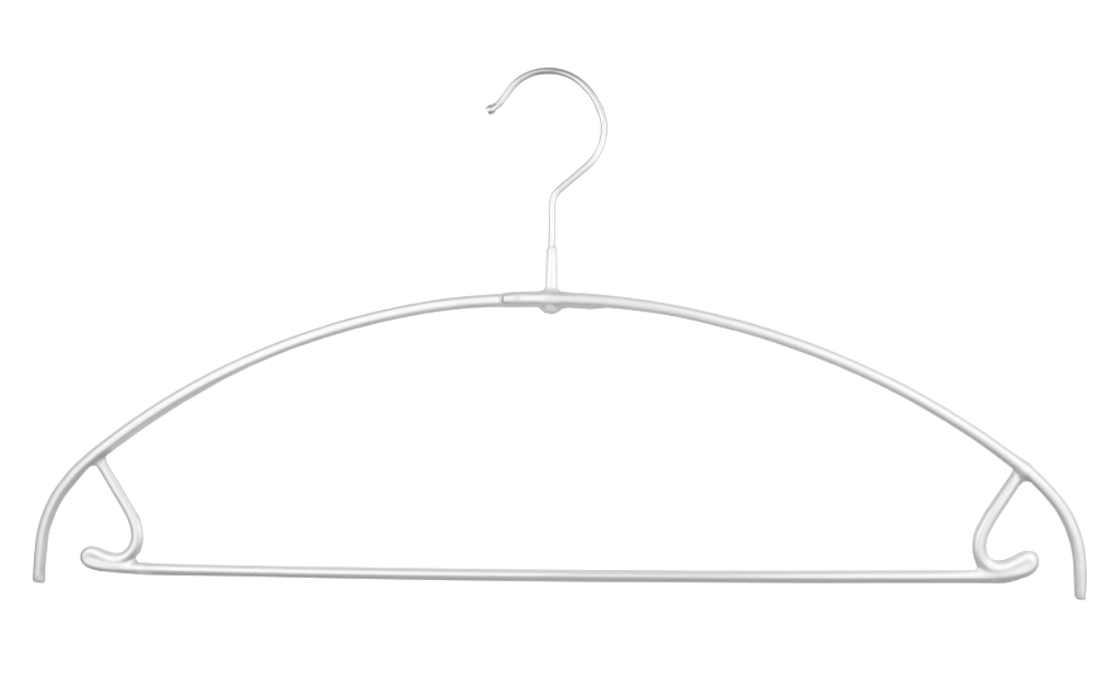 Raumsparbügel mit Rockhaken Economic Light PTU - MAWA Kleiderbügel Webshop