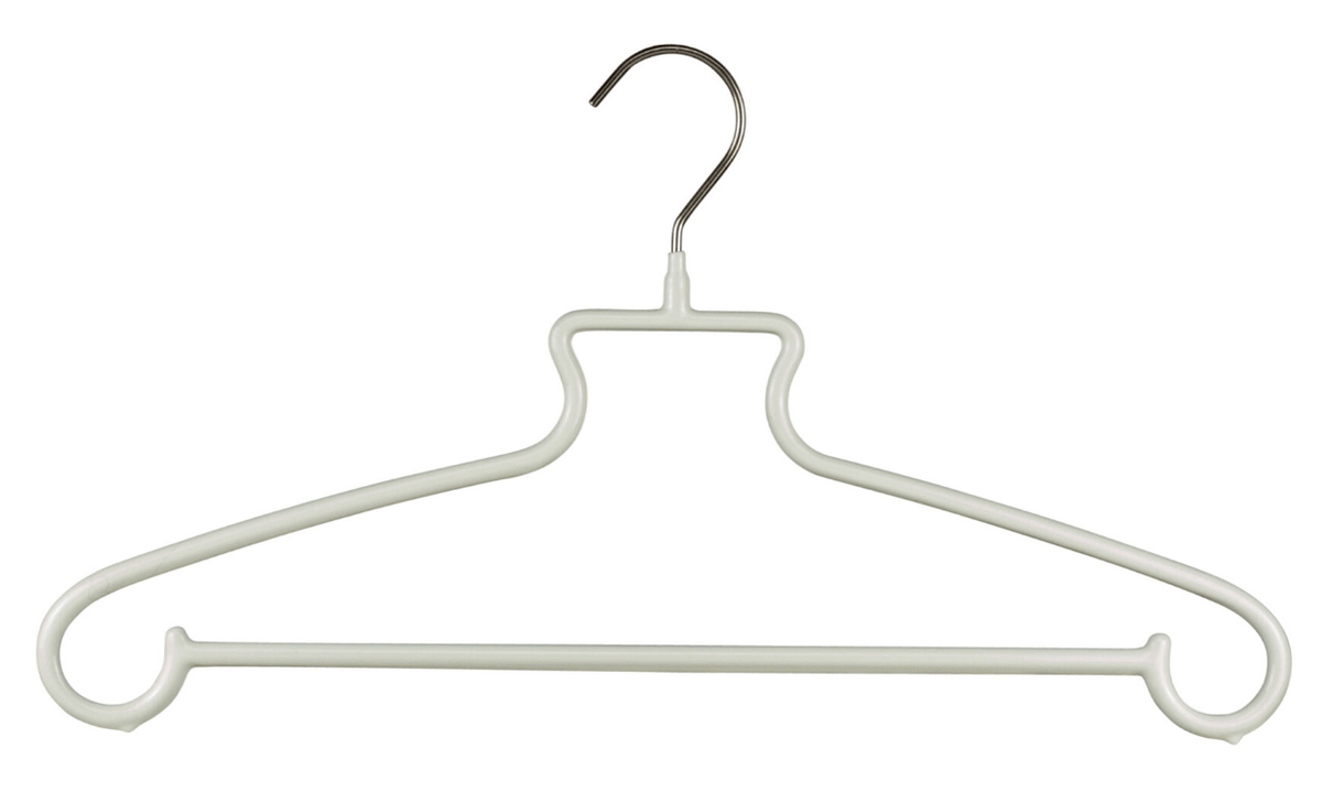 Damenkleiderbügel mit Rockhaken und Steg SHE - MAWA Kleiderbügel Webshop