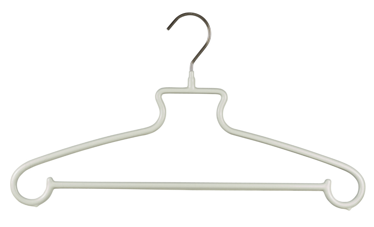 Damenkleiderbügel mit Rockhaken und Steg SHE - MAWA Kleiderbügel Webshop