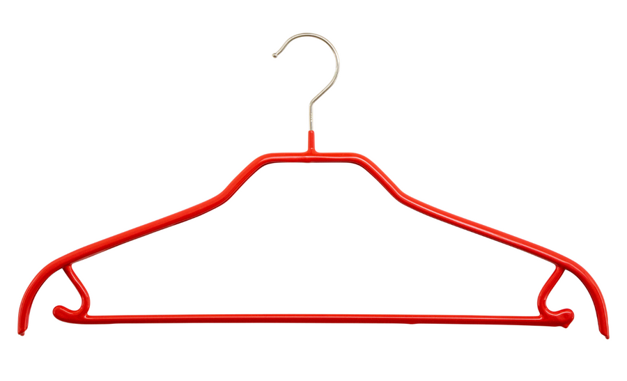 10x Kleiderbügel mit Rockhaken Silhouette FRS